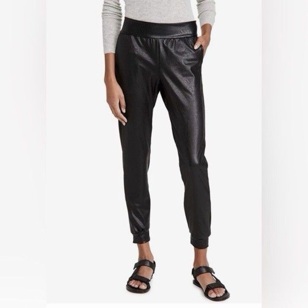 Evereve Commando Faux Leather Joggers MSRP $148 Size M Medium NWT!!